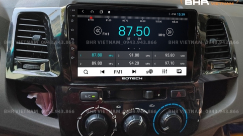 Màn hình DVD Android xe Toyota Hilux 2005 - 2015 | Gotech GT6 New